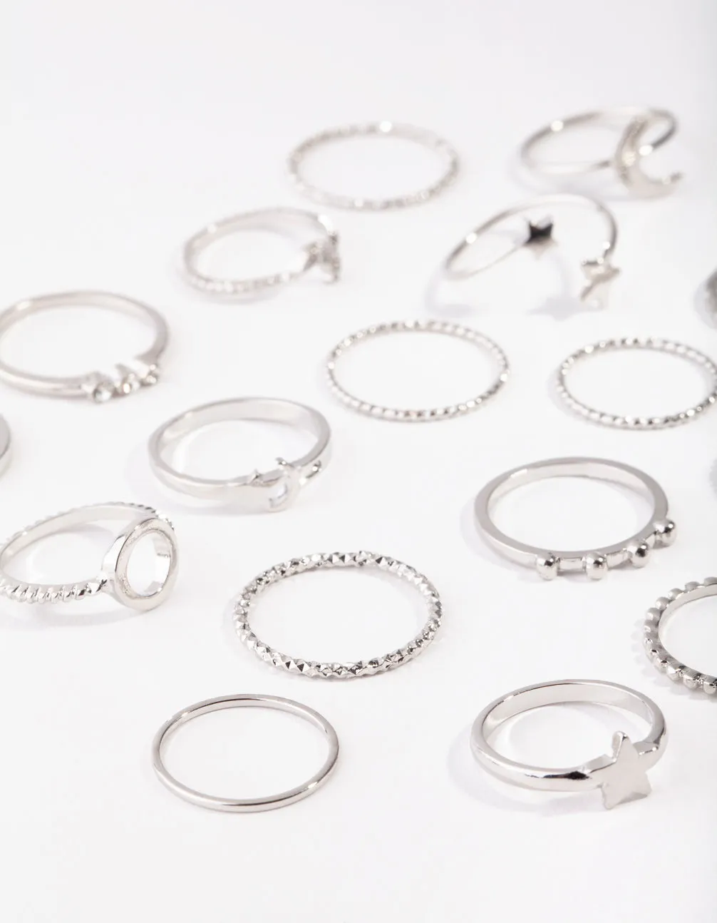 Silver Celestial Ring 24-Pack