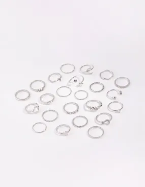 Silver Celestial Ring 24-Pack