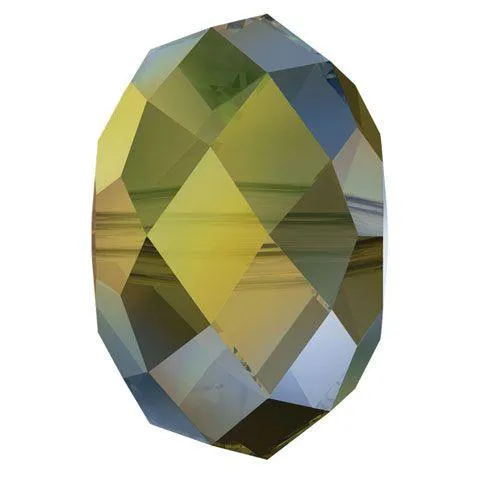 Swarovski 4mm Briolette Bead - Crystal Iridescent Green