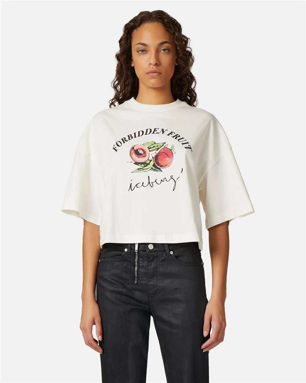 T-Shirt Forbidden Fruit Print - Iceberg