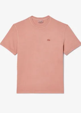 T-shirt Lacoste natural dyed rose