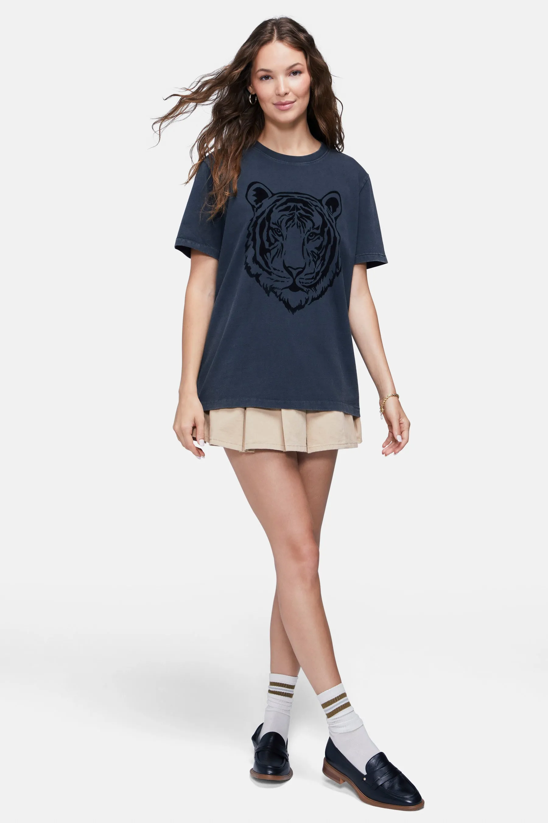 Tiger Ryan Boy Tee | Washed Black