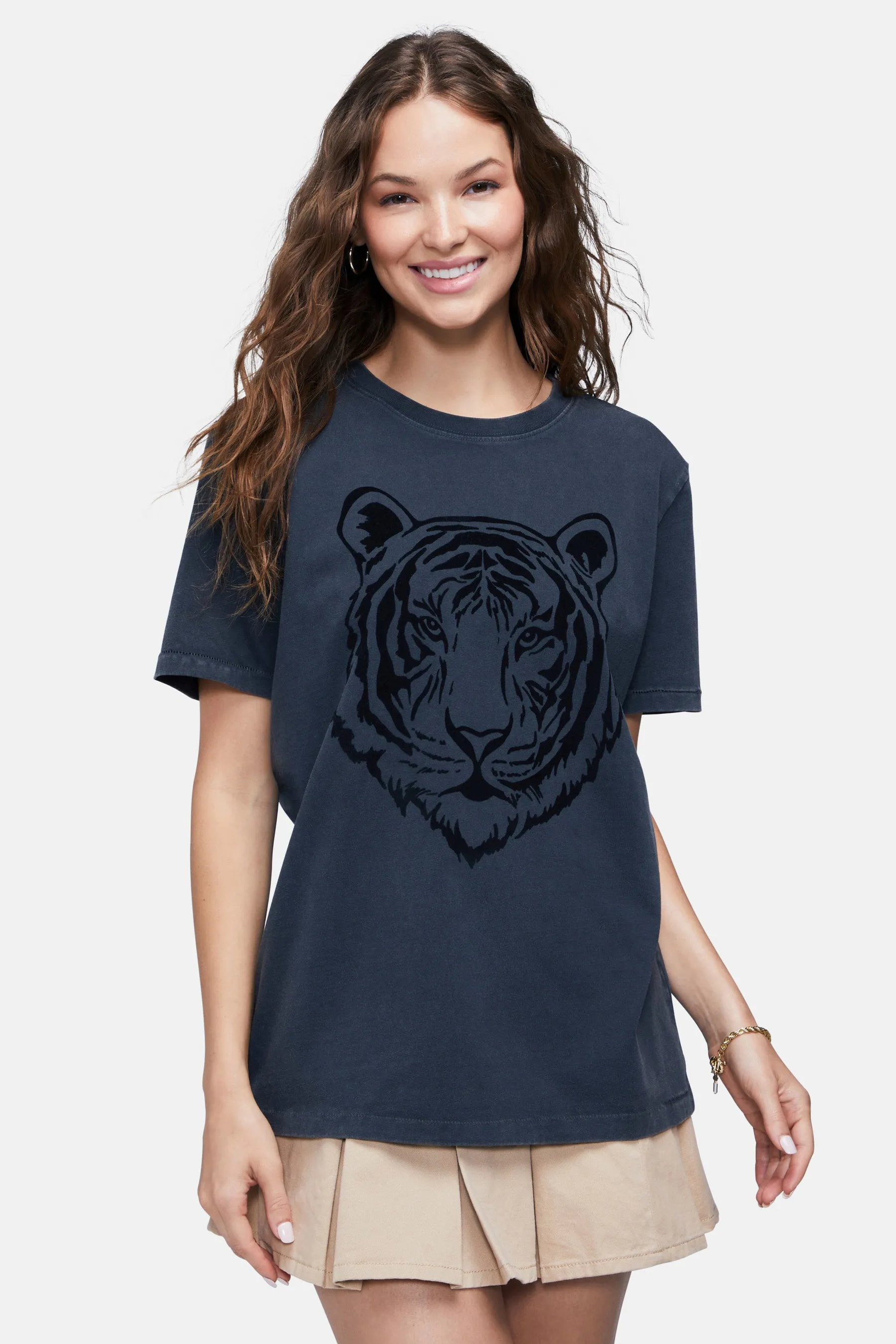 Tiger Ryan Boy Tee | Washed Black