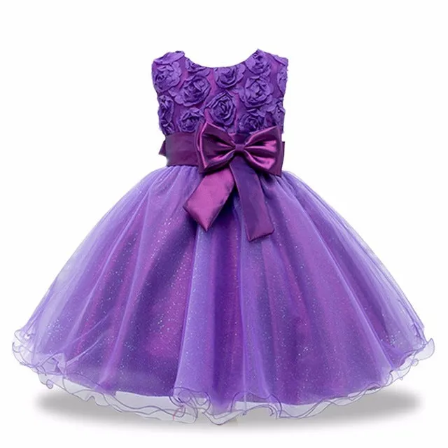 Toddler Girl Flower Petals Dress