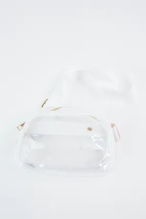 Trendsetter Clear Fanny Pack, White