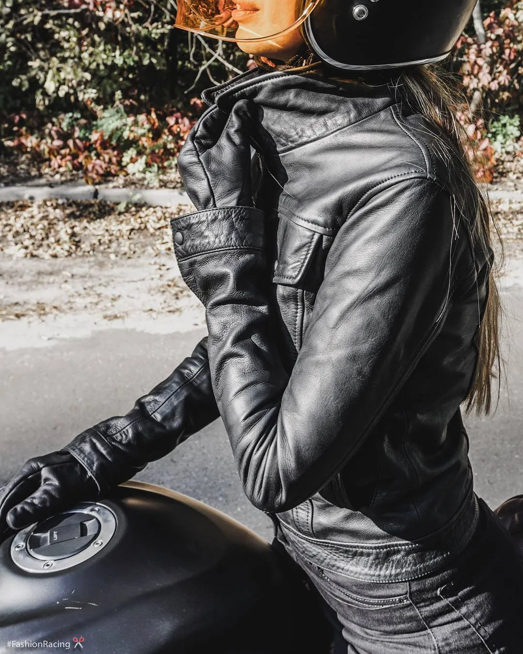 “Trucker” Women’s Black Leather Jacket