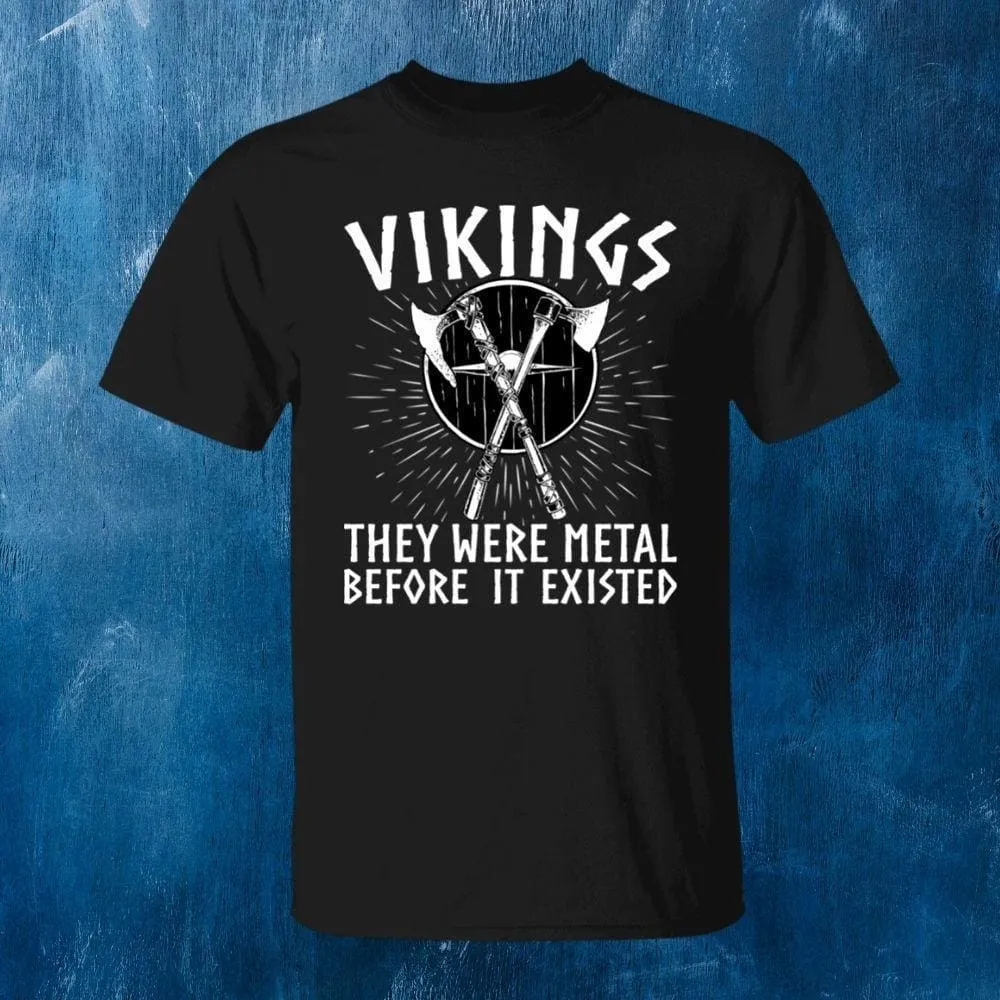 Vikings, They Were Metal Black T-Shirt