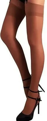 Women's Non-Silicone Thigh High Sheer Stretch Stockings in 6 Pair Packs